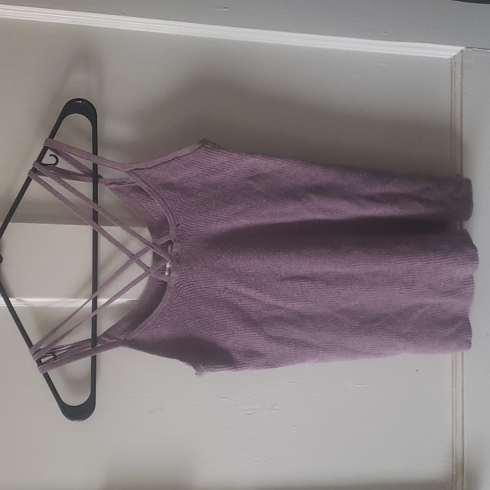 American Eagle knit top. Purple